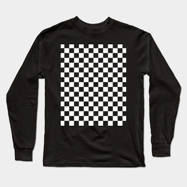 Checkered Pattern Long Sleeve T-Shirt by Emma Creation